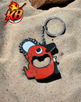 Pochita Keychain Bottle Opener