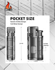 Metal Onyx Triple Flame Torch