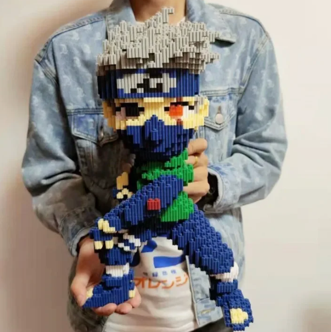 Naruto Kakashi 14 inch Building Blocks 1200 Pieces